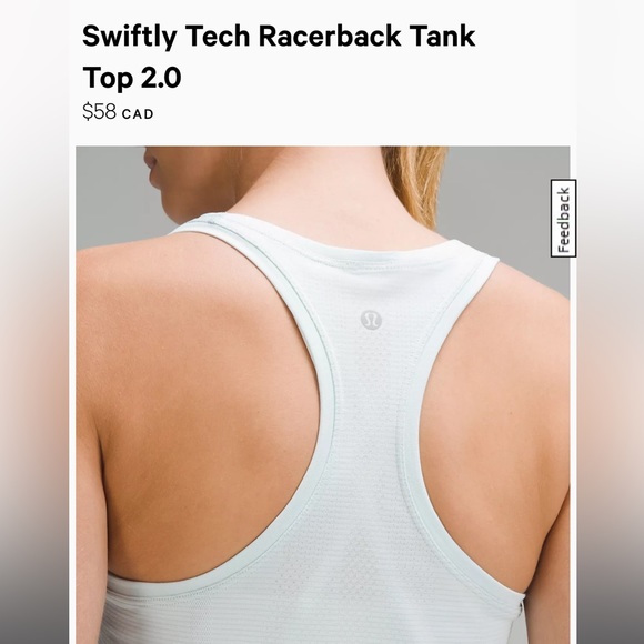 lululemon athletica Tops - Swiftly tech racerback tank